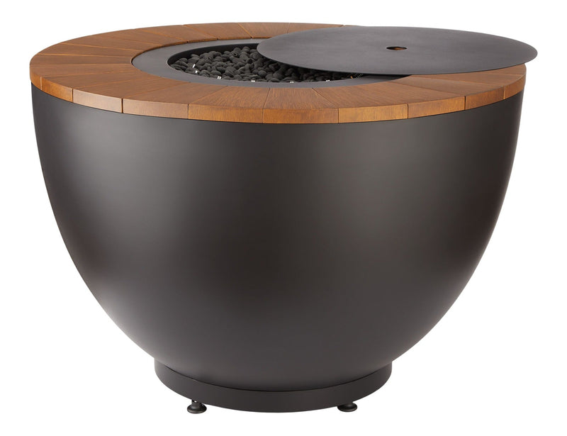 Vermont Castings Round Outdoor Gas Fire Table, 65,000 BTUs, 36-in V8
