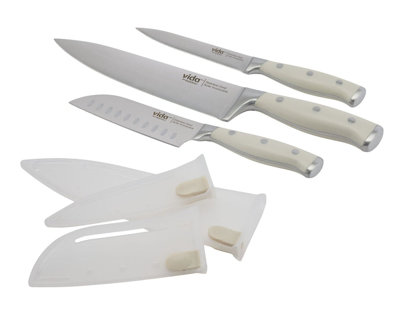 Vida 3PC KNIFE PACK WHITE S7