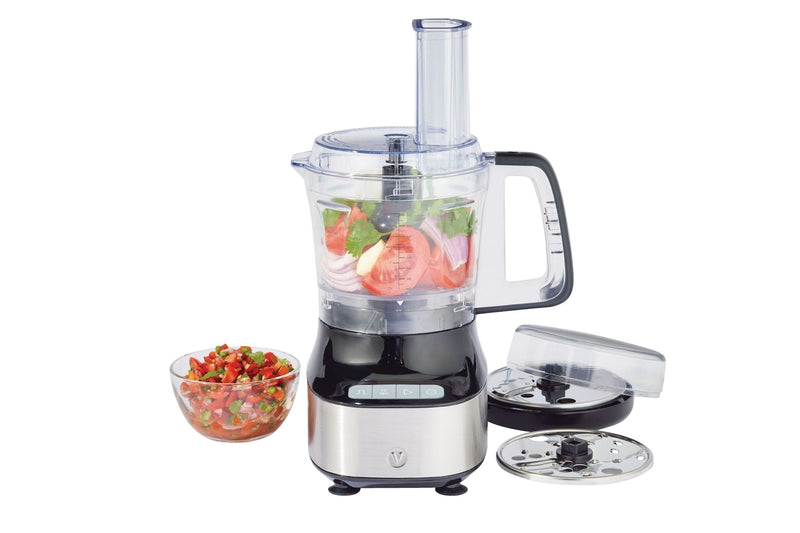 Vida by PADERNO Compact 3-Cup Mini Food Chopper with Storage Case, Silver S8