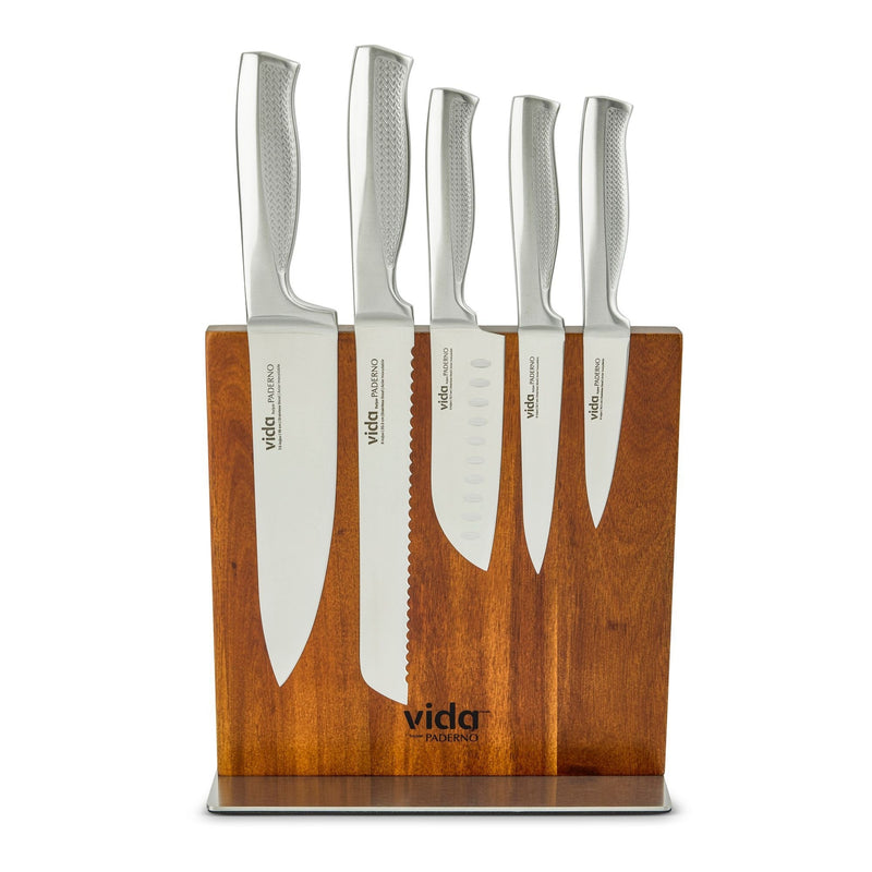 Vida by PADERNO FSC Magnetic Knife Block Set, 6-pc H5