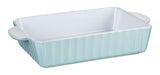 Vida by PADERNO Medium Rectangular Ceramic Baking Dish, Blue