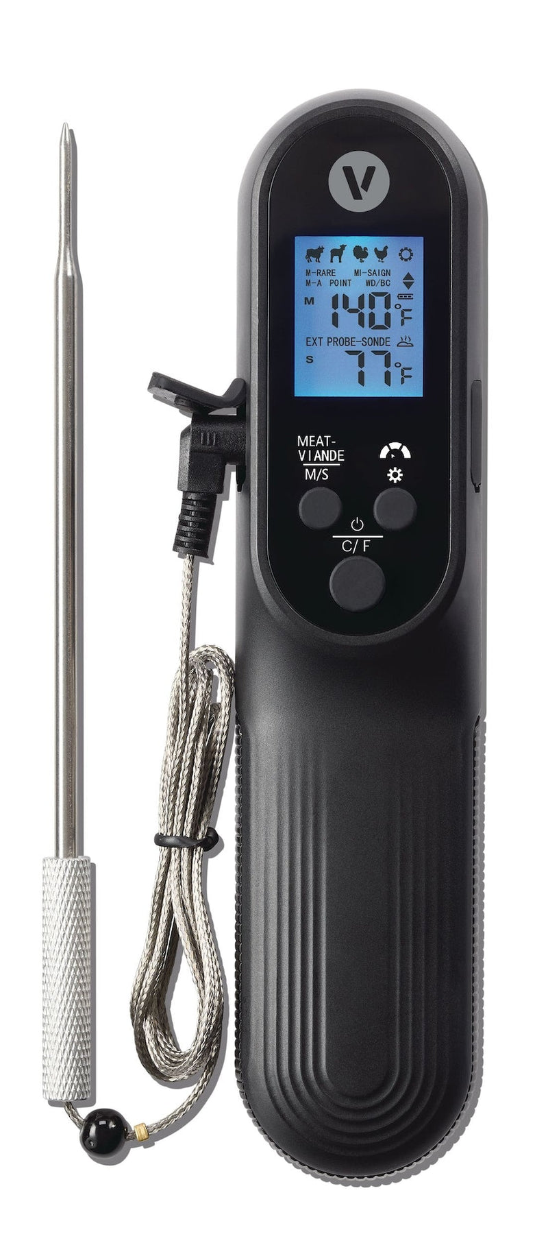 Vida by PADERNO Rechargeable Dual Cooking Thermometer S4