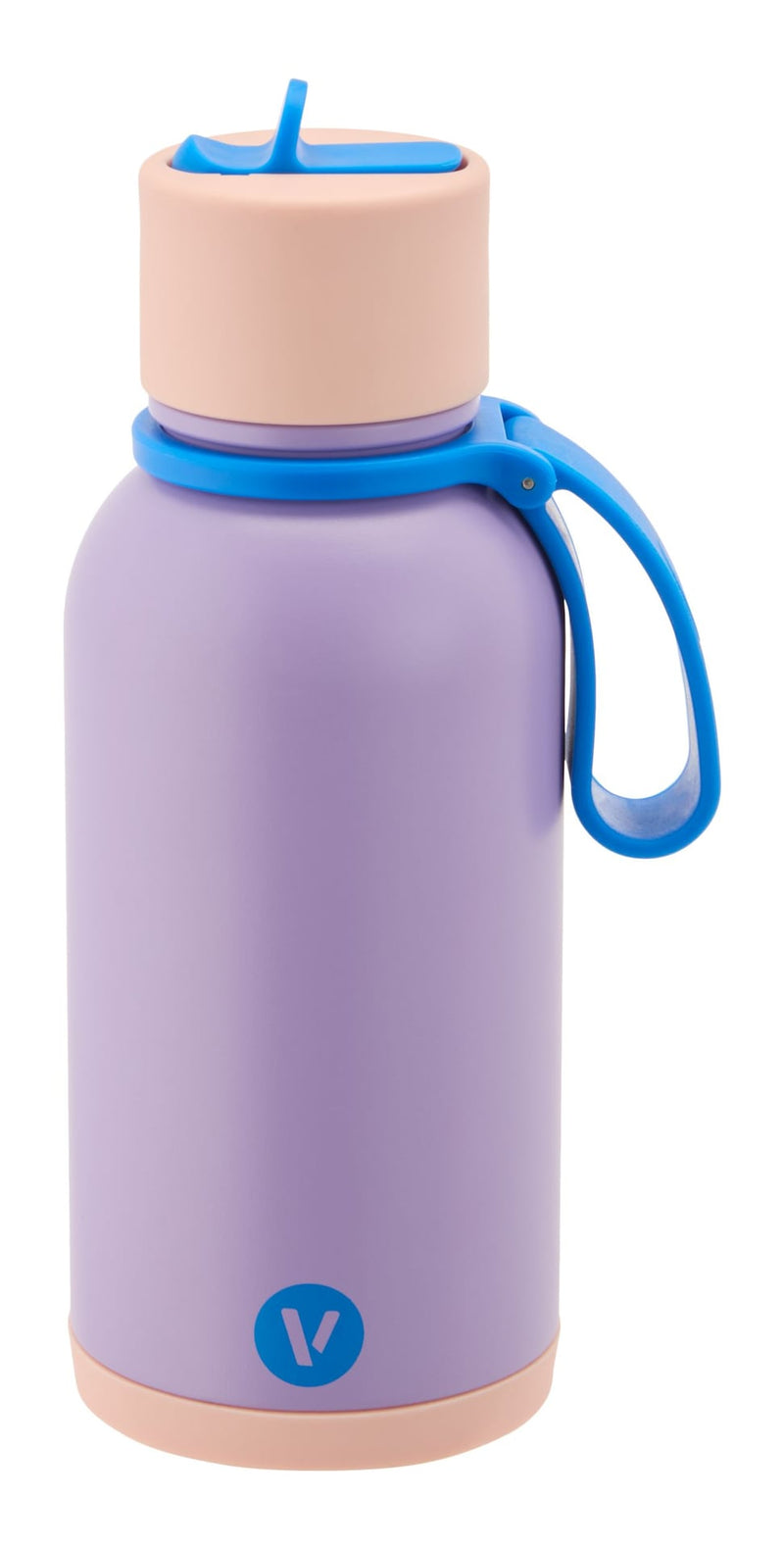 Vida by PADERNO Stainless Steel Water Bottle, Coral, 16-oz L9