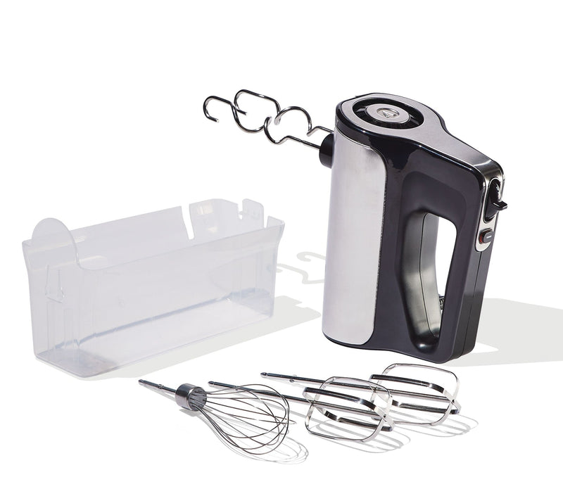 Vida by PADERNO Variable Speed Hand Mixer with Storage Case, Includes Attachments, Black I8