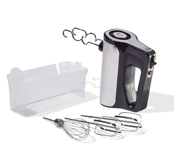 Vida by PADERNO Variable Speed Hand Mixer with Storage Case, Includes Attachments, Black U5