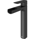 VIGO Amada Single Handle Vessel Sink Bathroom Faucet, Matte Black