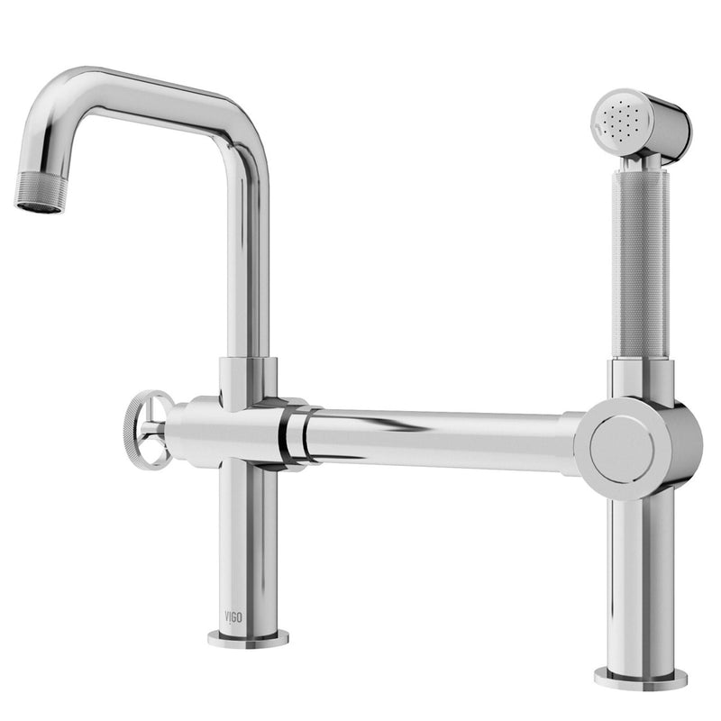 VIGO Cass Bridge Kitchen Faucet F7