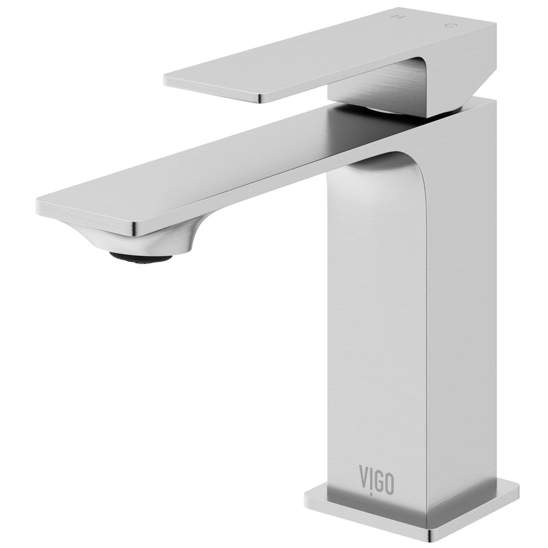 VIGO Dunn 11-in Single-Handle Bathroom Faucet, Various Finishes D8