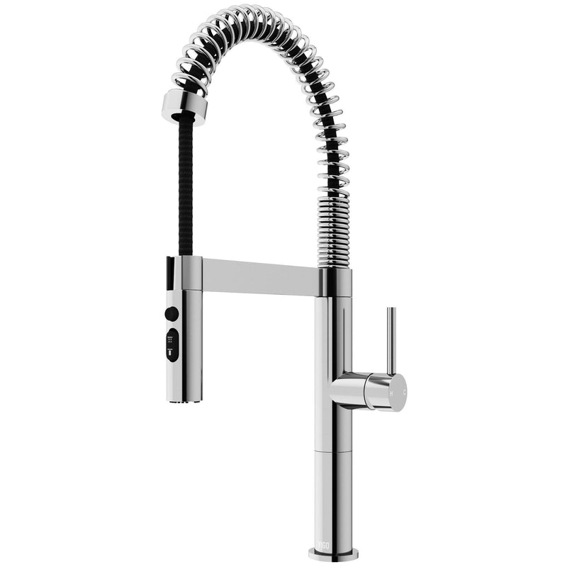 VIGO Edison Pro 20-in Kitchen Faucet, Various Finishes S8
