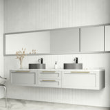 VIGO Giralda Gothic ConcretoStone 16x11-in Deep Grey Bathroom Sink/Basin with Rectangular Vessel