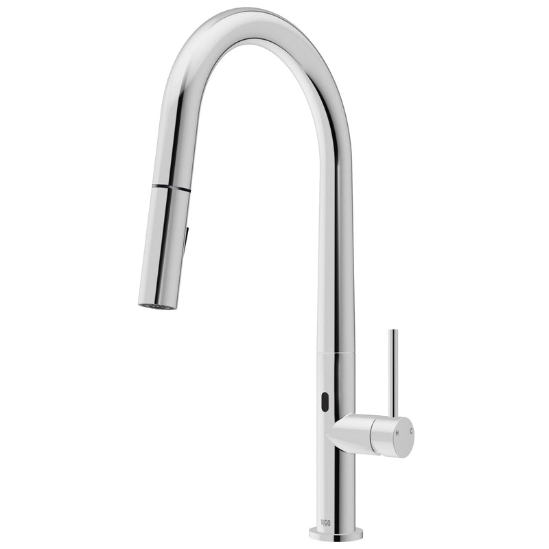 VIGO Greenwich 18-in Touchless Kitchen Faucet, Various Finishes Y4