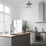 VIGO Greenwich Single Handle Pull Down Sprayer Kitchen Faucet with Deck Plate, Stainless Steel