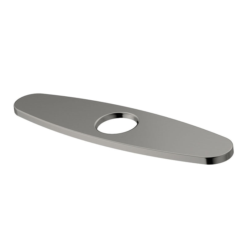 VIGO Kitchen Sink Faucet Hole Cover Deck Plate For 1 or 3 Hole, Stainless Steel, 10-in D0