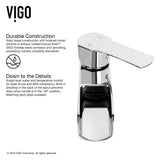 VIGO Marigold MatteStone Matte White Bathroom Sink/Basin Set with Niko Faucet and Rectangular Composite Vessel