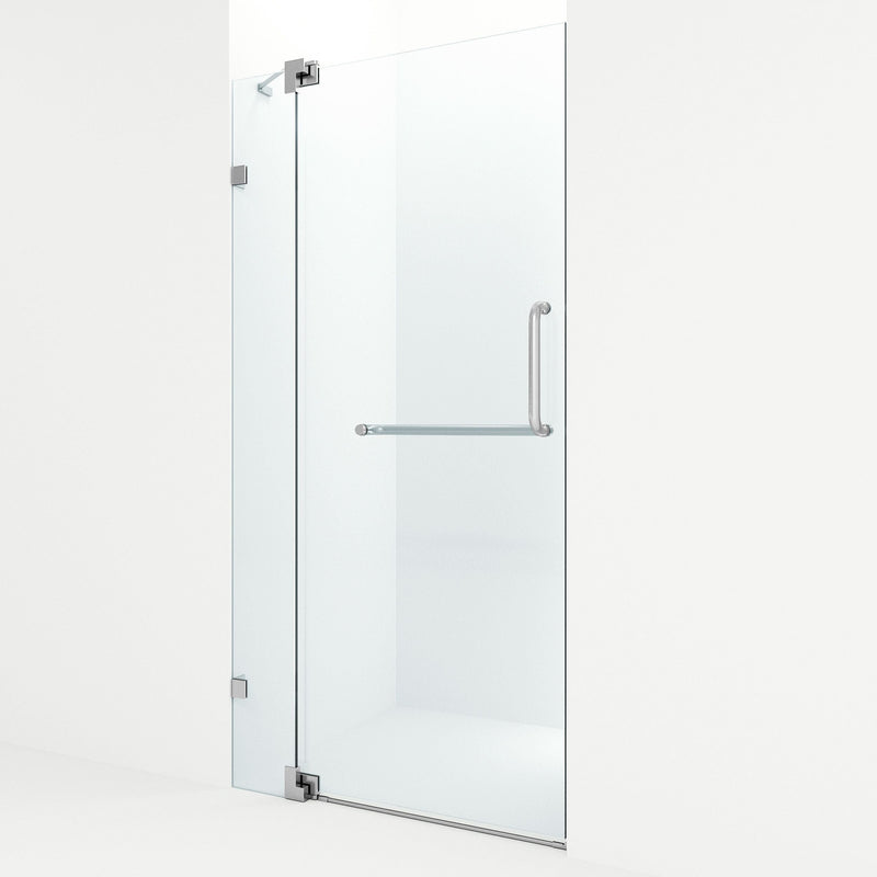 VIGO Pirouette Clear Shower Door, 42-in x 72-in P8