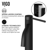 VIGO Titanium Glass Slate Grey Bathroom Sink/Basin Set with Lexington Faucet and Rectangular Vessel
