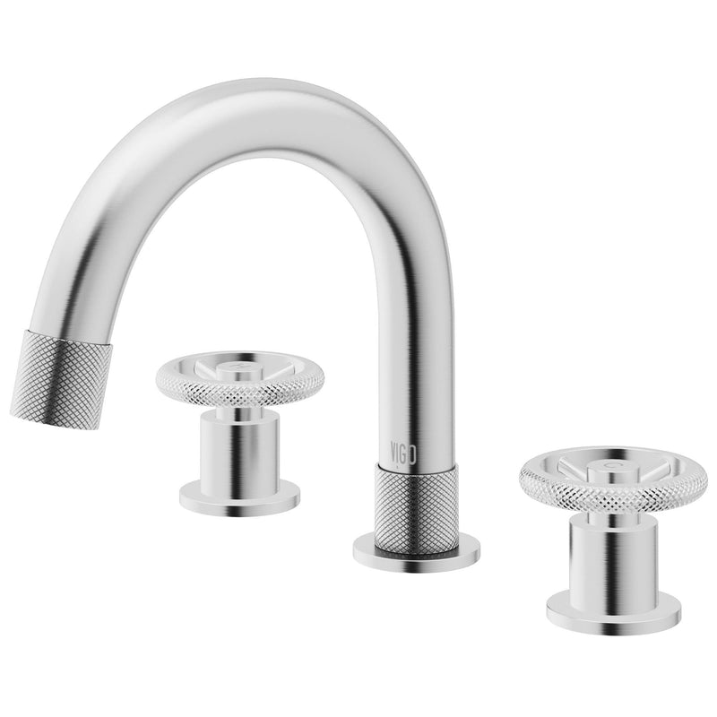 VIGO Wythe 8-in Arched Bathroom Faucet, Various Finishes U6