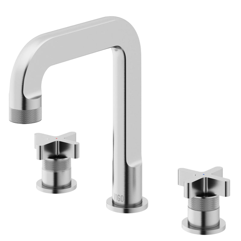 VIGO Wythe Curved Square Bathroom Faucet, Various Finishes T3