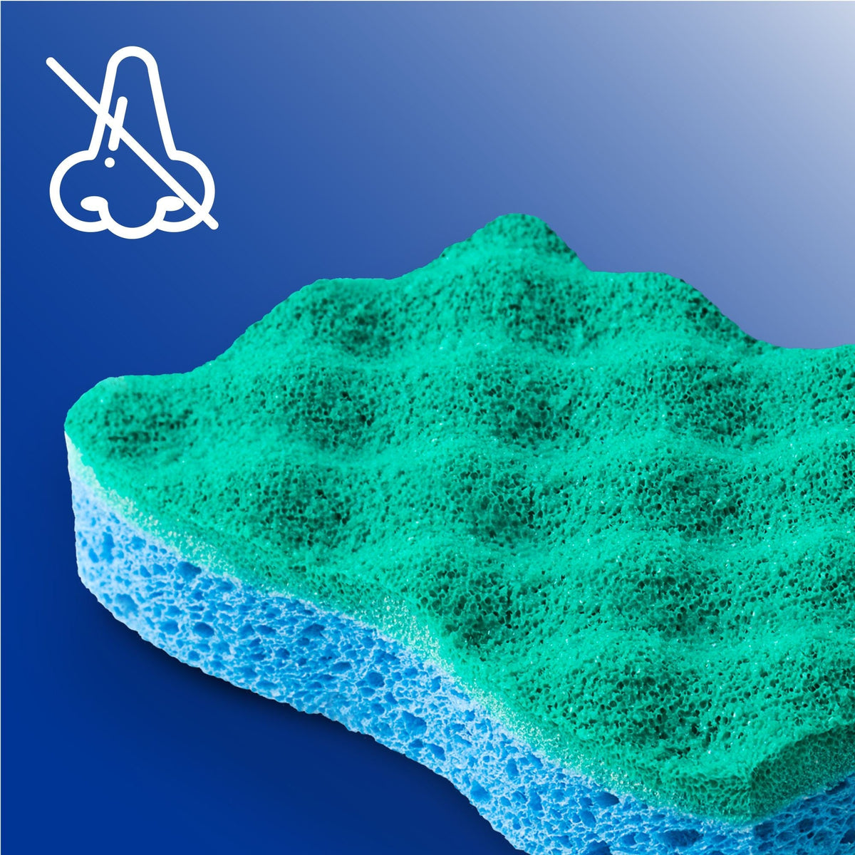 Vileda Scrunge Multi-Use, Non-Scratch Scrub Sponge, 2-pk