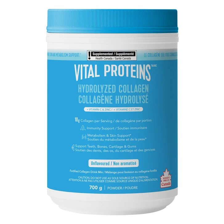 Vital Proteins Hydrolyzed Collagen + Vitamin C & Zinc H2