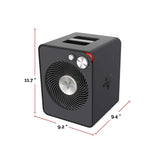 Vornado VMHi300 Whole Room Metal Heater with Adjustable Thermostat, Storm Grey