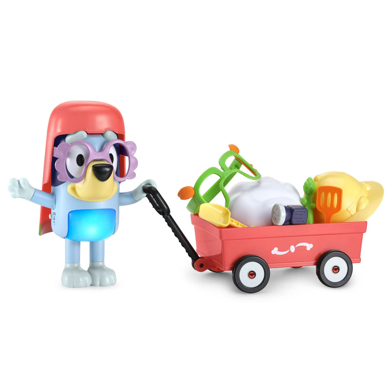 VTech Bluey Dress-Up Bluey Pretend Play Toy with Wagon T7