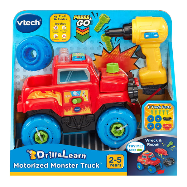 VTech Drill and Learn Monster Truck Toy for Ages 3+ Z3
