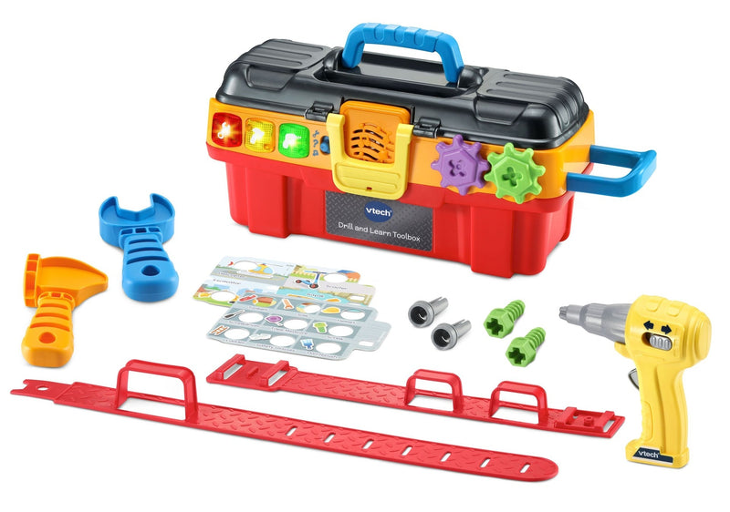 VTech Drill & Learn Toolbox Pro, English Language Version, Battery Operated G8