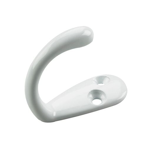Wardrobe Hook, White, 4pk K9