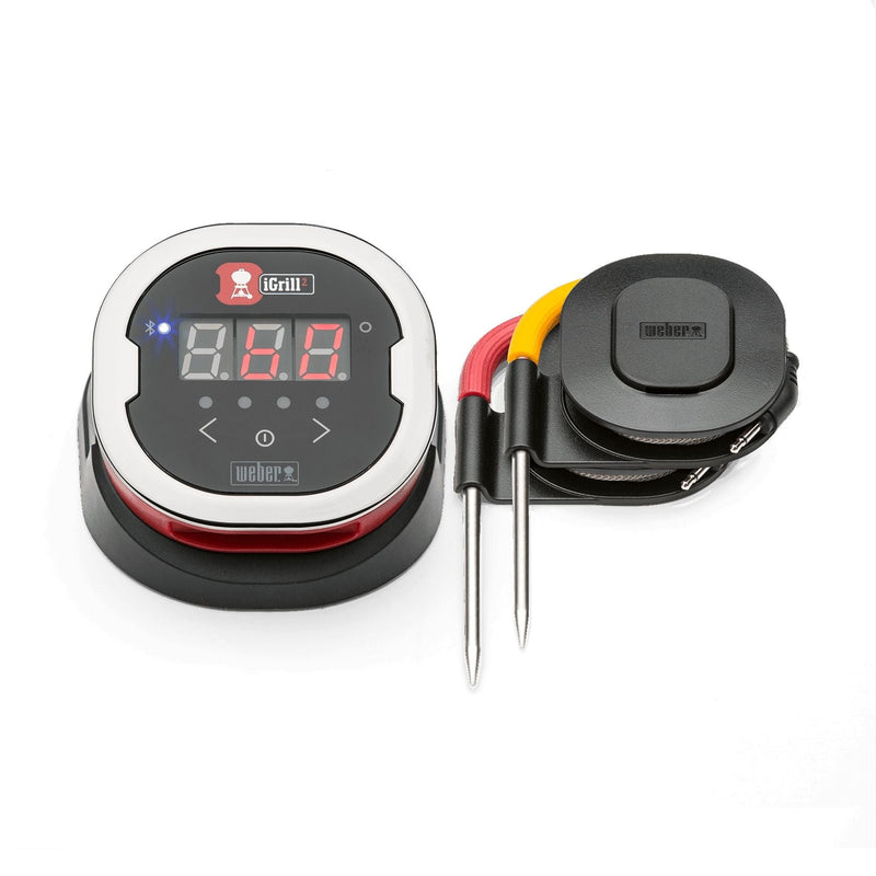 Weber iGrill 2 Bluetooth Meat Thermometer with Stainless Steel Probes W8