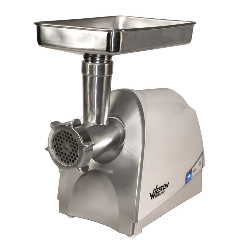 Weston 575-W Electric Meat Grinder, Stainless Steel Q9