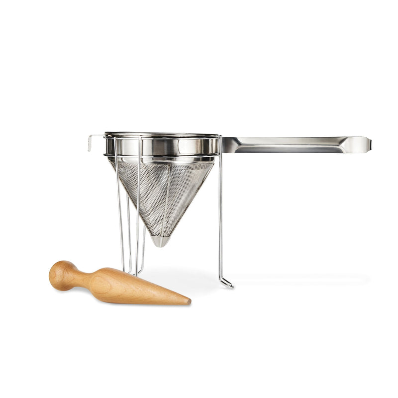 Weston Stainless Steel Cone Strainer and Pestle Set C7