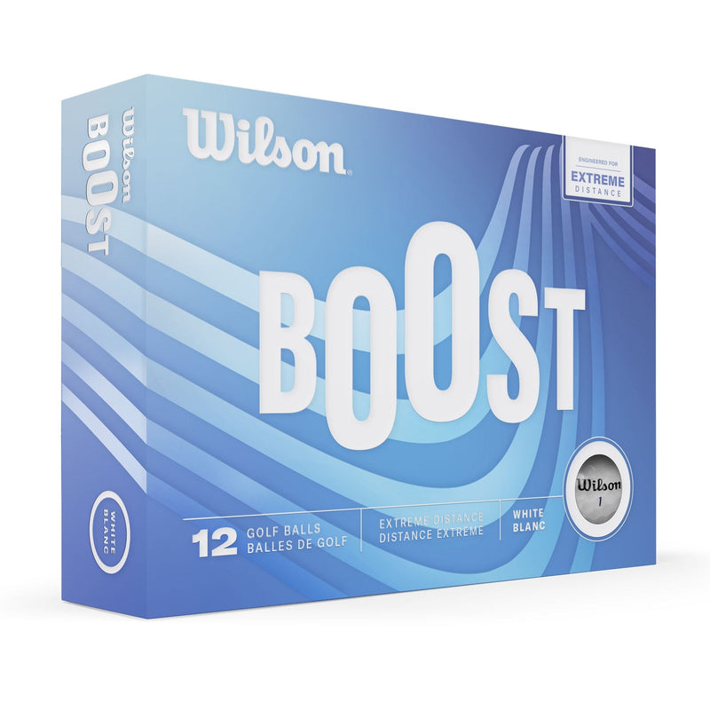 Wilson Boost Golf Ball, Extreme Distance, 12-pk, White T7