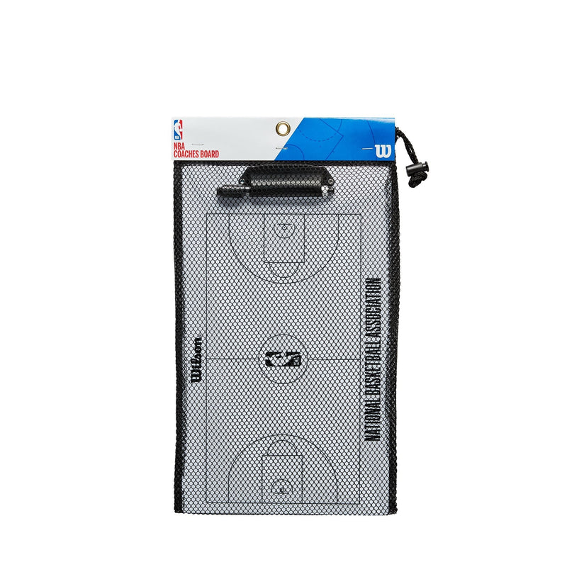Wilson NBA Coaches Dry Wipe Erase Board, Plastic, White L5