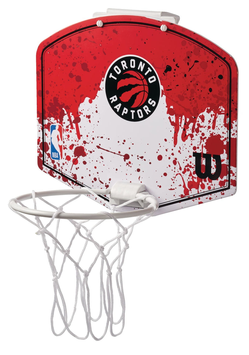 Wilson NBA Toronto Raptors Over-The-Door Mini Basketball Hoop & Net Set withBall M7