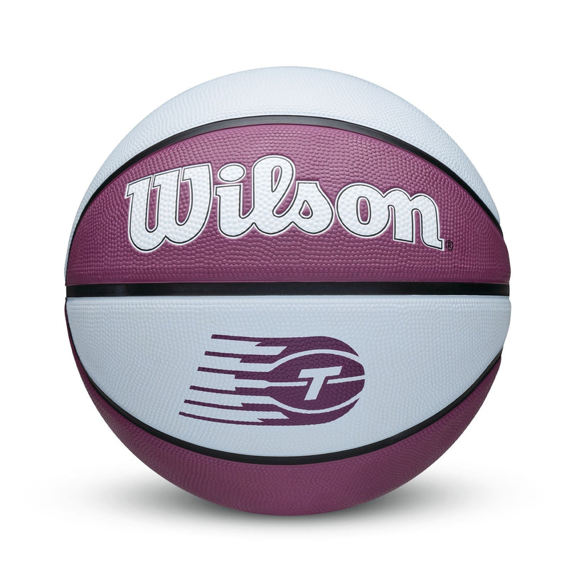 Wilson WNBA Toronto Tempo Team Tribute Basketball, Official Size 6 (28.5-in), Purple Q3