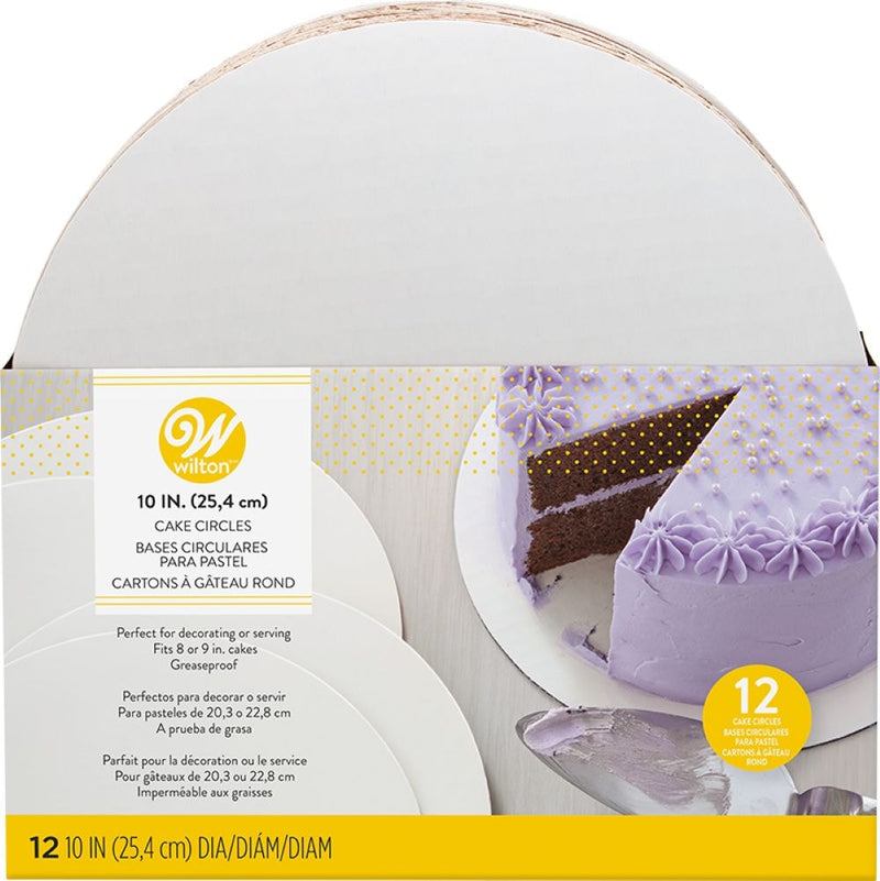Wilton Cake Circles, 10-in, 12-pc Z2