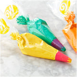 Wilton Disposable Piping Decorating Bag Tip Fuse, Clear, 6-pk, for Baking/Cake Decoration