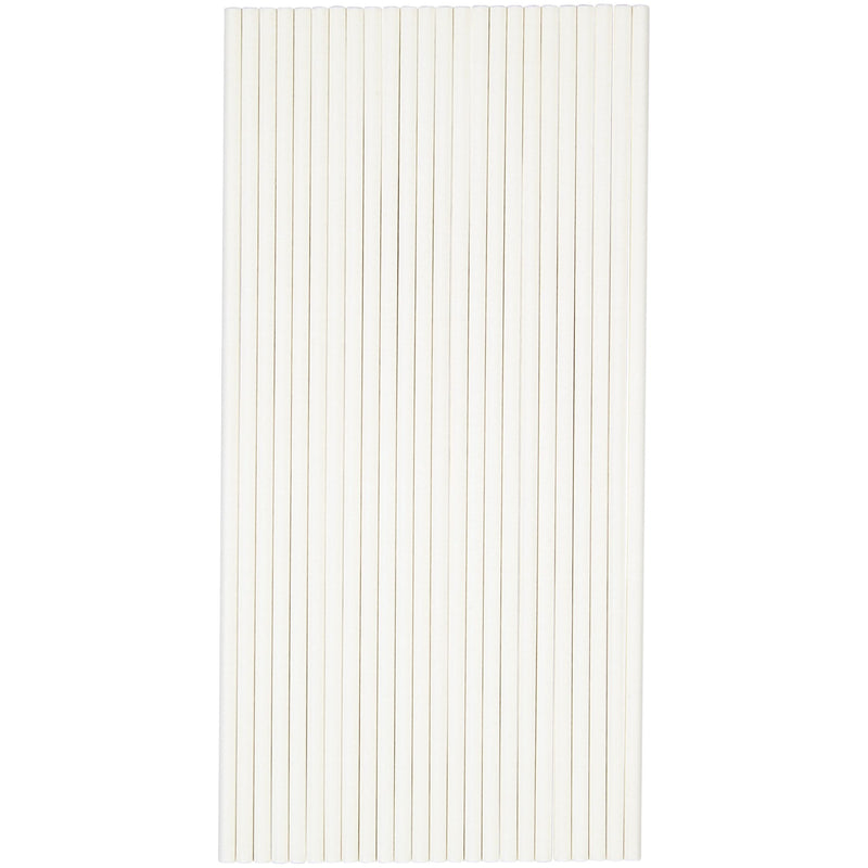 Wilton Lollipop & Cake Pop Stick, White, 8-in, 25-pk, for Baking/Cake Decoration X7
