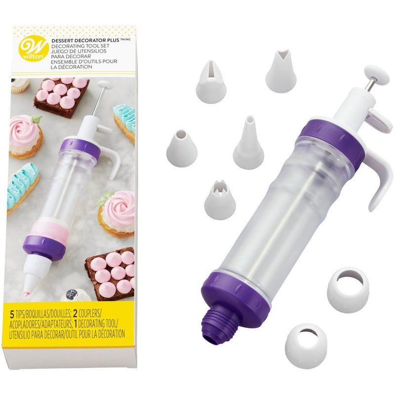 Wilton Plastic Dessert Decorator Plus Decorating Tool Set, 8-pc X4