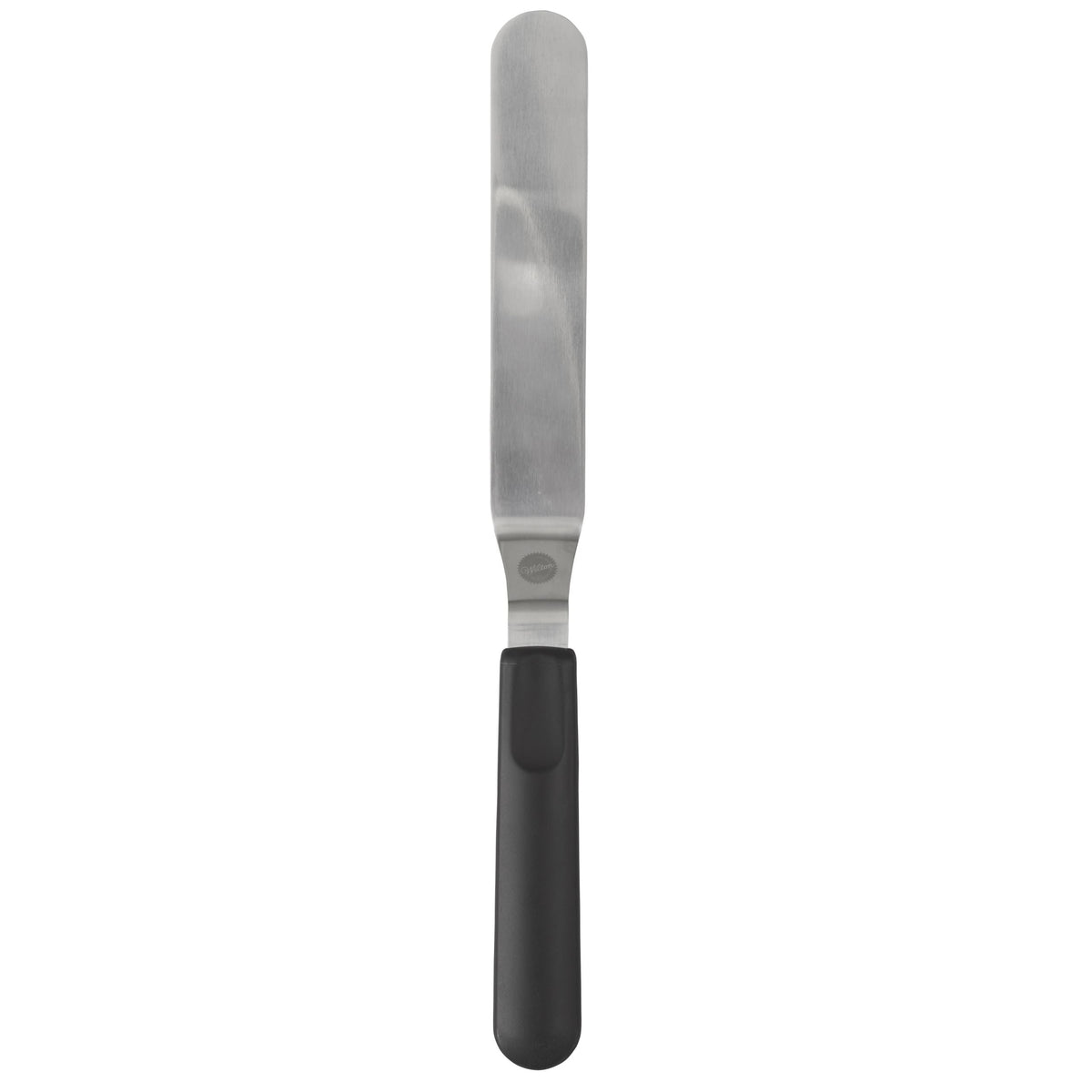 Wilton Stainless Steel Offset/Angled Spatula, Black, 13-in