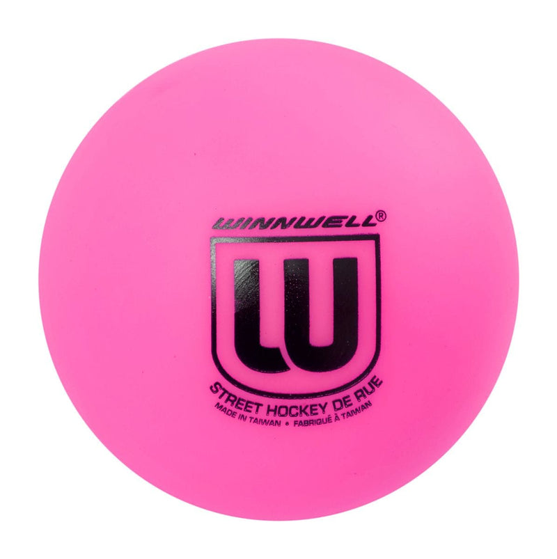 Winnwell Cold Weather Street Hockey Ball, Pink A3