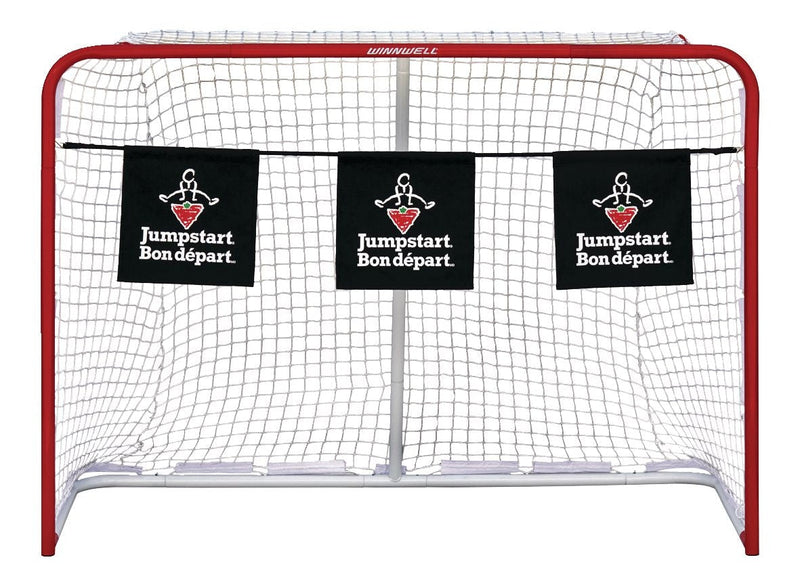 Winnwell Jumpstart Steel Street Hockey Net with Bungee Targets, 60-in G1