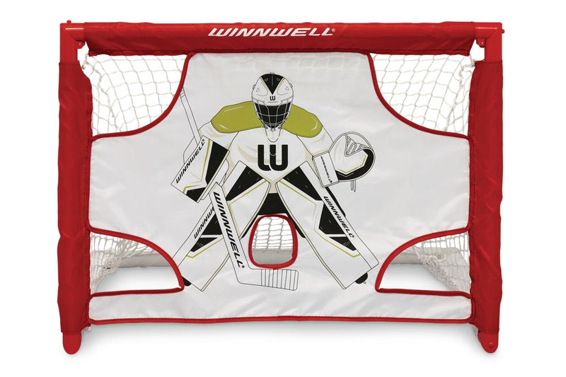 Winnwell PVC Collapsible Mini Hockey Net Set, 5-pc E0