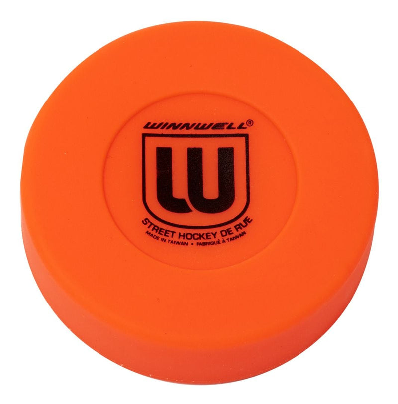 Winnwell Street Hockey Medium Puck, Orange, 75mm, 50g Y9