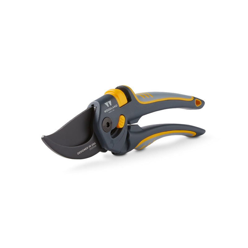 Woodland Tools Super Duty Adjustable MaxForce Bypass Pruner, Ergonomic Grip C4