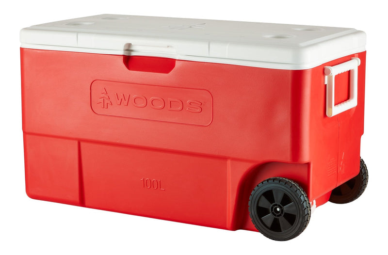 Woods Boreal Wheeled Camping Cooler, 130-Can, 100-L V5