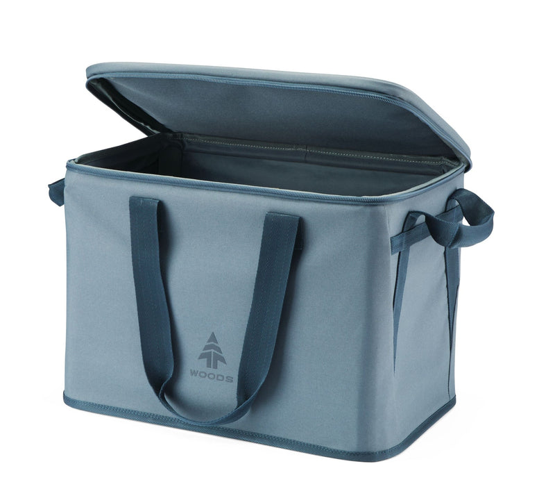 Woods Haul Portable Collapsable Camp Gear Storage Tote, 32-L I9