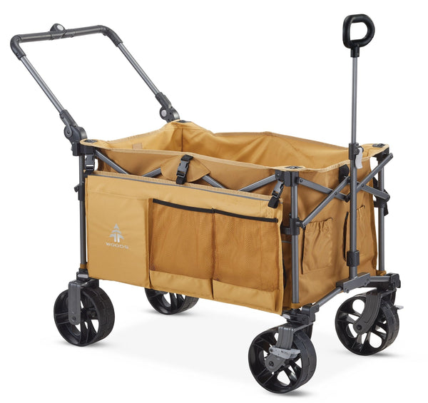 Woods Overlander Fully Equipped Folding Wagon, 102-kg Capacity C1