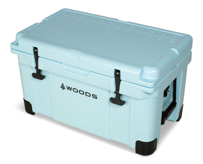 Woods Roto-Moulded Cooler, Light Blue,35 L Y7